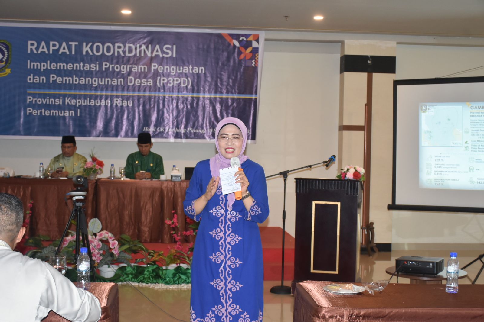 Jadi Narsum di Rakor P3PD: Kepala Bappeda Sampaikan Program Pemprov untuk Desa