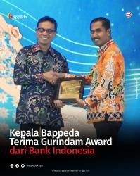 Bappeda Kepri Raih Gurindam Award dari Bank Indonesia