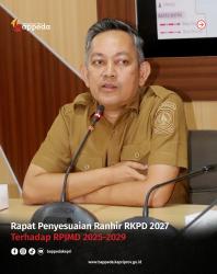 Bappeda Kepri Gelar Rapat Penyesuaian Ranhir RKPD 2027 terhadap RPJMD 2025-2029